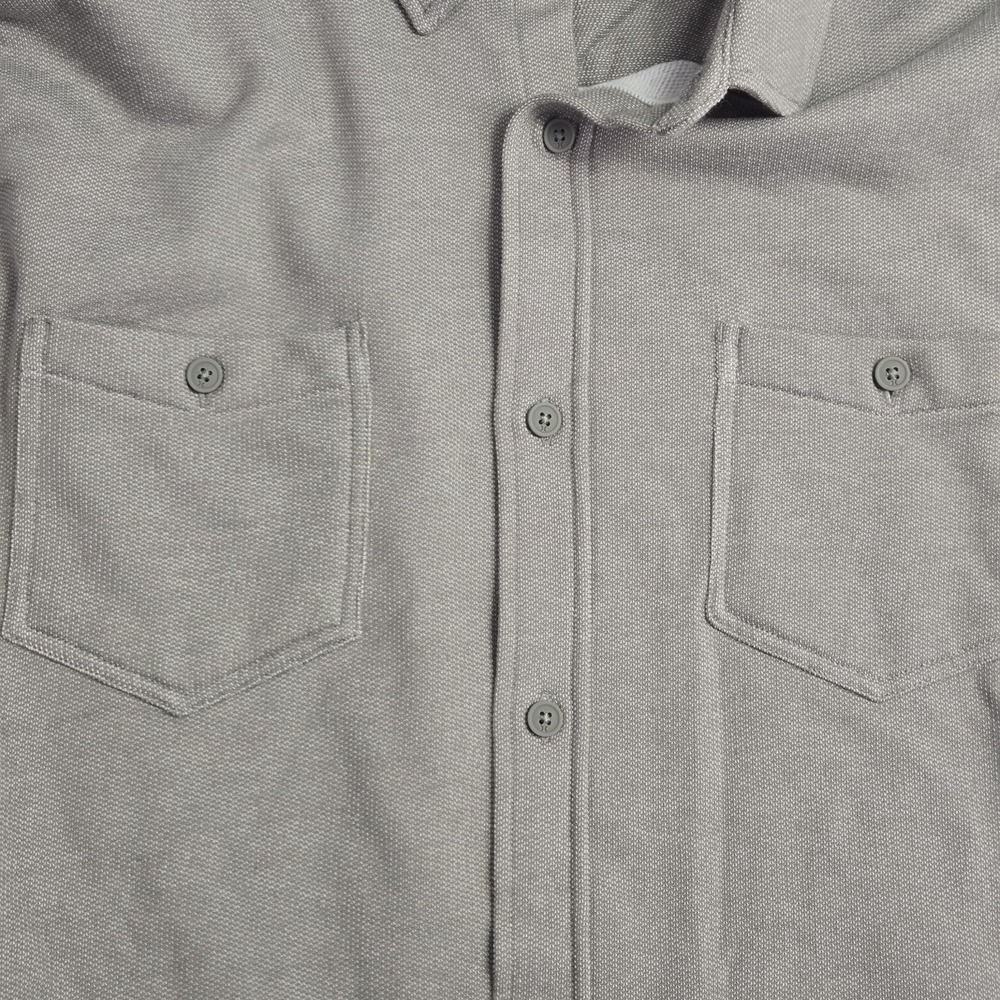 Hurley Men's XXL Shirt Iguana Khaki Button Down Long Sleeve Cotton Textured NWT - Picture 3 of 16